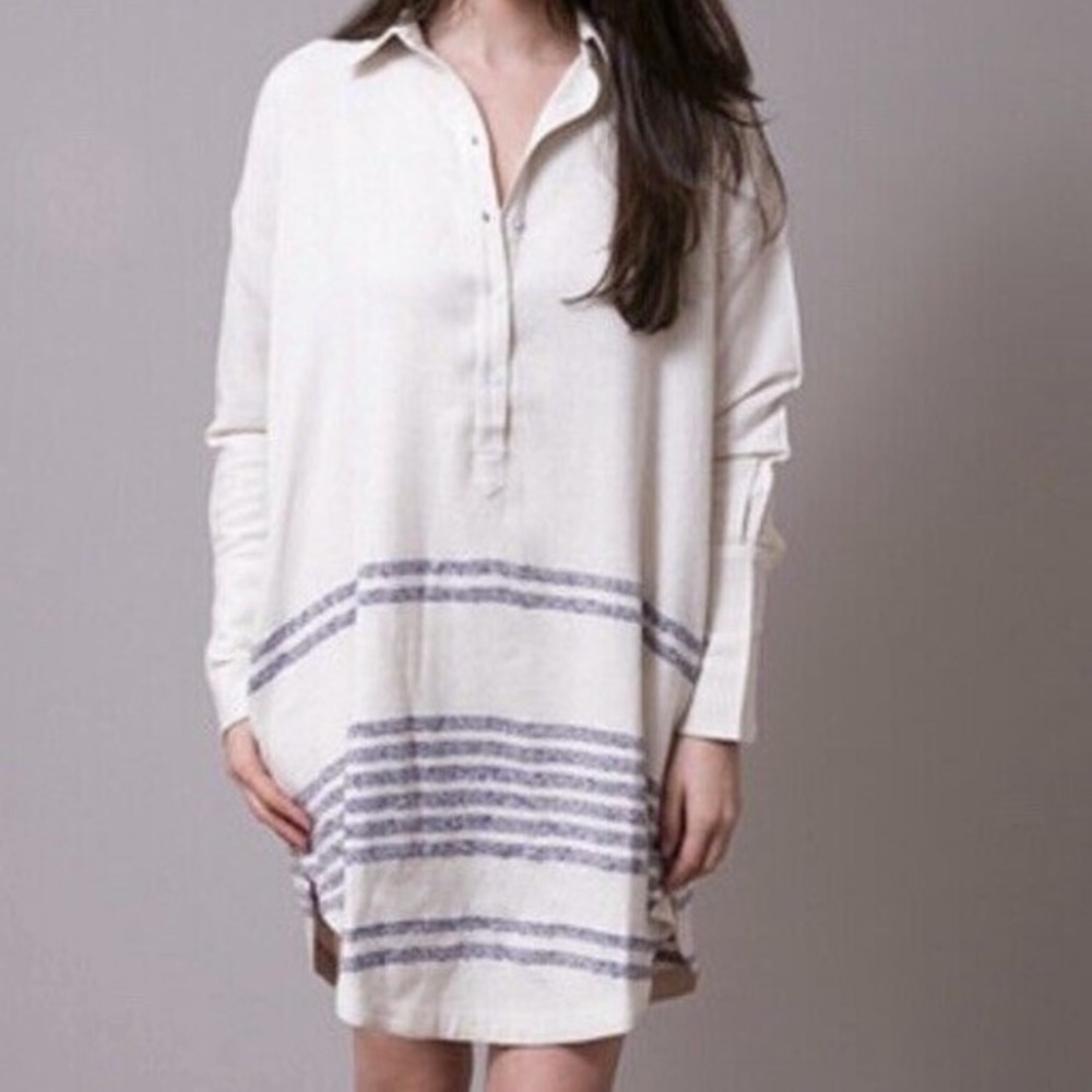 FREE PEOPLE All That Beauty shirt dress